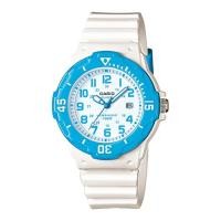 ราคา Casio Standard นาฬิกาข้อมือผู้หญิง สายเรซิ่น รุ่น LRW-200H,LRW-200H-2B - สีขาว (769610280)