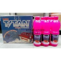 ราคา 1โหล!! น้ำยาเคมีเติมแบตเตอรี่/น้ำกลั่นสีชมพู ตรา รีไวว์ไททัน, คุณภาพดี ได้มาตรฐาน (สั่งซื้อออเดอร์ละ 1 โหลนะคะ) (9303726463)