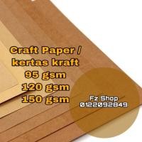 ราคา กระดาษ KRAFT สีน้ําตาล CRAFT PAPER 100s A4 95gsm 120gsm 150gsm (53658942892)