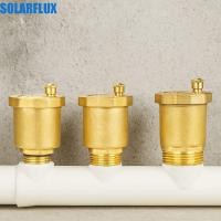 ราคา SOLARFLUX วาล์วปล่อยไอเสียอัตโนมัติ, มาตรฐานการทํางานอัตโนมัติชายด้ายวาล์วระบายอากาศ, วัสดุทองเหลือง ความดัน Release Manifold จําหน่ายวาล์วลมทองเหลือง (49260345711)