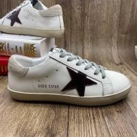 ราคา 112 GHB1 GGDB Golden Goose Super Star SSTAR ผู้ชายผู้หญิงสีขาวรองเท้าผ้าใบลําลองรองเท้ากีฬาสกปรกรองเท้าผ้าใบ Star รองเท้า 35-45 (45460992067)