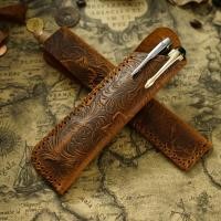 ราคา กล่องใส่ปากกาหนังวัวสไตล์ย้อนยุคการปรับแต่งที่ไม่ซ้ํากันดูแลปากกาของคุณ (46260997132)