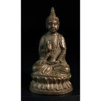 ราคา พระหล่อพระโพธิสัตว์ ประทานพร หล่อทองเหลืองโลหะผสมยุคเก่า เททองหล่อโบราณ เนื้อทองเหลืองย้อนยุค (40672764082)