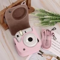 ราคา Fuji Polaroid mini Universal Snap-On Camera Bag/mini8/9/11/12 Polaroid Protective Case/Candy Color Outing Camera Cross-Body Storage Bag (56708206161)
