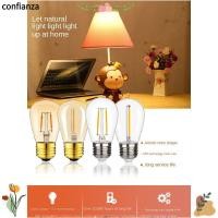 ราคา CONFIANZA ST45 หลอดไฟ LED, Warm White 27 โคมไฟคริสตัล, ร้อน 2700K หลอดไฟไส้เทียน 2700K แสงสีขาว (58110991396)