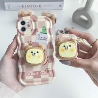ราคา พร้อมส่งในไทย T4S120&A4 Set Case หมีนูน Bread bear เคสสำหรับ iPhone+AirPods case เคสหมีนูน+ไอริง 11-14Promax,GenPro2 (40470132994)