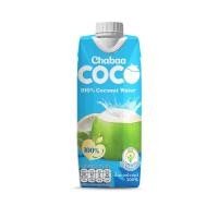 ราคา [สินค้าส่งด่วน] ชบา น้ำมะพร้าว100% 310มล. CHABAA 100% COCONUT WATER 310 ML. (52262004716)