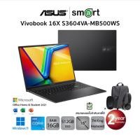 ราคา Asus Vivobook 16X S3604VA-MB500WS i5-1340P/16GB/512GB/16.0/Win11+Office (Indie Black) (20391524542)