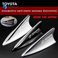 ราคา (FT) เสาอากาศติดหลังคารถยนต์ ลายครีบฉลาม สําหรับ toyota Yaris corolla Camry Hilux Fortuner C-HR GR 86 Supra Hiace Commuter Sienta Veloz Innova Majesty Vios (24405111337)