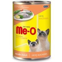 ราคา มีโออาหารแมวกระป๋องรสปลาทู 400กรัม Me O Can Cat Food Mackerel 400g. [หมายเลขบาร์โค้ด 8850477000995 ] (48156265589)