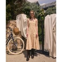 ราคา ส่งต่อเดรสยาว lookbooklookbook (Size.XS ,S ,M และ L) รุ่น Sabrina dress คลอใหม่ สีครีมส้ม Tuscany (used) (43658577926)