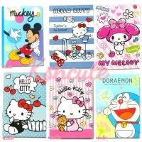ราคา สมุดปกอ่อน (A6) 10.5*14.9 ลายการ์ตูนลิขสิทธิ์ sanrio disney มีเส้นมีลาย (3270579695)
