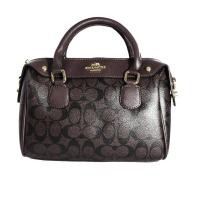 ราคา Coach Mini Bennett Satchel In Signature Canvas 9.5” (6923987595)