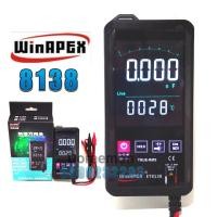 ราคา WinApex ET8138 มัลติมิเตอร์ขนาดพกพา ดิจิตอลมัลติมิเตอร์ มิเตอร์วัดไฟ(ระบบสัมผัส มีไฟหน้าจอ) (8391870065)
