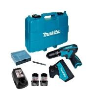 ราคา HP330DWE Makita สว่านกระแทก ไร้สาย 10.8V. ขนาด 3/8″ (10 มิล) มือบิด 24/14 N.m 2 สปีด (พร้อมแบต 2 ก้อน / แท่นชาร์จ 1) (23200290533)