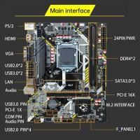 ราคา Meihe H310A4 V2.1 เมนบอร์ดสําหรับเล่นเกม 2666MHz ความถี่ LGA1151 (Intel 6/7/8/9th Gen) ใช้งานร่วมกับ Core i3/i5/i7 & (56156546839)