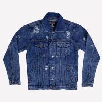 ราคา 308 ABSSTUNSCRD - เสื้อแจ็คเก็ตยีนส์สีน้ําเงิน Wash Ripped - สีน้ําเงิน (45556313096)