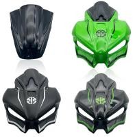 ราคา ที่เชื่อถือได้สําหรับ Kawasaki Ninja400 18-23 ดัดแปลง H2 H2R ด้านหน้าแฟริ่งรถจักรยานยนต์ (57512032708)