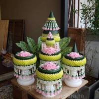 ราคา ชุดขันหมาก สีชมพู 5 พาน (3415644647)