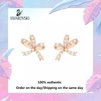 ราคา 100% ขายร้อน Rose gold womens New Swarovski ต่างหู Valtas เพชรสีขาวรูปผีเสื้อ (47060285055)