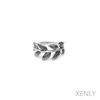 ราคา XENLY Olive Leaf Ring แหวนเงินแท้ 925 ลายใบมะกอกเสริมโชคด้านชัยชนะและความสำเร็จ ใบมะกอกเงินแท้ดีไซน์พรีเมียม XK-R-0026 (50159743546)