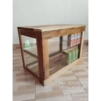 ราคา ตู้กระจกอเนกประสงค์ ไม้สักมีบานเลื่อน รหัสสินค้าส้มตำ4 ขนาด 50 * 30 * 36 cm (29922514588)