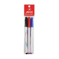 ราคา ตราม้า ชุดปากกาเมจิกดำ/แดง/น้ำเงิน Horse Black/Red/Blue Magic Color Pen 1Pcs. (54459446224)