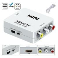 ราคา HDMI TO RCA Video Audio Converter Adapter กล่องแปลงสัญญาณ HDMI ออก AV พร้องแยกเสียง (19810505584)