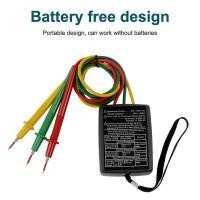 ราคา Form & Art 3 เฟส Alternating Current Phase Meter เครื่องตรวจจับเฟสหมุนเครื่องทดสอบเฟสตัวบ่งชี้ Digital Phase-order ตัวบ่งชี้ FA (27594089050)