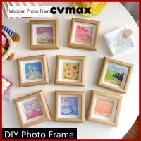 ราคา กรอบรูปไม้ CVMAX, กรอบรูป DIY ทรงสี่เหลี่ยมขนาดเล็ก, กรอบรูปแสดงภาพวาดเครื่องประดับไม้ (49311614690)