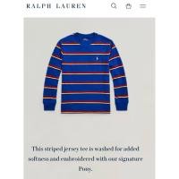 ราคา เสื้อยืดคอกลม แขนยาว POLO RALPH LAUREN แท้100% (57809630123)