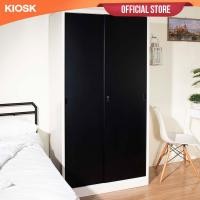 ราคา [จัดส่งพร้อมติดตั้งฟรี] KIOSK ตู้เสื้อผ้าบานเลื่อนทึบ (22055315344)