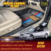 ราคา Benz W208 1997-2003 Convertible (เฉพาะห้องโดยสาร2แถว) พรมรถยนต์ Benz W208 CLK230 CLK320 Convertible พรม7D Magic Carmat (8629095922)