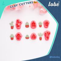 ราคา Lobehq Polymer Clay Cutter Succulent Shape/แม่พิมพ์กดดินรูปทรงต้นกระบองเพชรและกุหลาบหิน (25758627695)