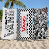 ราคา Art Vans Shoes Logo Waffle Bath Towel, Beach Pool Shower Towel,Birthday Anniversary Gift (56811559542)