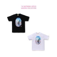 ราคา BAPE Sakura Photo Ape Head Tee (25732260239)