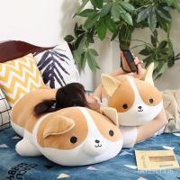 ราคา สไตล์ใหม่น่ารักจําลอง Corgi สุนัขซอฟต์แวร์ลูกสุนัขสุนัขตุ๊กตาของเล่นตุ๊กตาหมอนนอนสาว One Piece Shipment (48408703286)