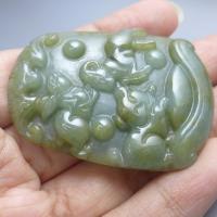 ราคา จี้หยกเขียวพม่าแท้ ลายหมู กระต่าย และแพะ 93 กะรัต รวมพลัง 3 นักษัตรมงคลเสริมโชคลาภและความอุดมสมบูรณ์ พร้อมใบรับรอง (41780064795)