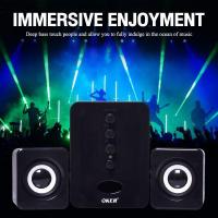 ราคา Oker desktop speakers Aux+Bluetooth ปรับเบสได้ ลำโพงคอม รุ่นSP836 (10600233378)