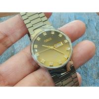 ราคา นาฬิกา ORIS WATCH CO. AUTOMATIC 17 JEWELS. SWISS MADE.NEW OLD STOCK (สวยมากๆครับ หน้าน้ำตาลหลักทองฝังเพชร) (28862692797)