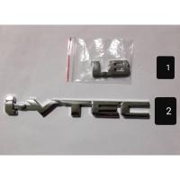 ราคา HONDA VTEC i-Vtec CRV HRV JAZZ CITY ACCORD โลโก้ กระโปรงท้าย สีเงิน ดำ โครเมียม chorme กาว 3M logo ตรา ฮอนด้าครับ (7339311265)