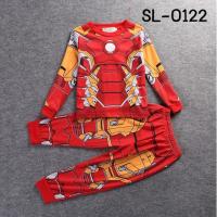 ราคา [พร้อมส่ง] ชุดแฟนซีเด็ก ชุดนอนเด็ก แขนยาวขายาว ลายซุปเปอร์ฮีโร่ ไอรอนแมน (2ชิ้น) (2150617049)