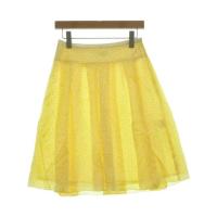 ราคา Paul Stuart Skirt Knee-length Women White yellow overall pattern Direct from Japan Secondhand (51961808620)