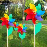 ราคา WONDE Windmill DIY เครื่องประดับสนามหญ้าไม้ Stick ของเล่นเด็ก (48910953237)