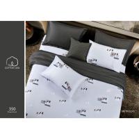 ราคา SANTAS ชุดเครื่องนอน ดีไซน์ METROLIFE ทอ 350 เส้นด้าย COTTON USA เส้นใยฝ้ายบริสุทธิ์ 100% (43126841159)