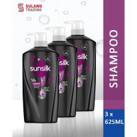 ราคา 3x625ML ซันซิล แบล็คชายน์ แชมพู (56312035234)