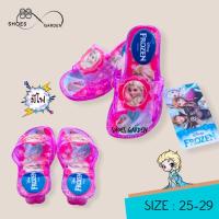 ราคา รองเท้าเด็ก รองเท้าเด็กส้นสูง ลายเจ้าหญิงเอลซ่า ลิขสิทธิ์แท้ มีไฟ Size 25-29 ((พร้อมส่ง)) (3431419166)