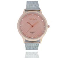 ราคา Womage Watch นาฬิกาข้อมือแฟชั่นผู้หญิง สวยๆ สายเหล็กสีเหล็ก หน้าปัดกลมชมพู รุ่น Womage/Silver-Pinkgold (512501449)