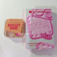 ราคา ของแท้(มือ2สภาพ90%)2P ORIGINAL OH MY BLUSH BISCUIT BARE(3.6g) สี02 Rosa Rote De' Naur บลัชบิสกิต บิสคิท แบร์ บีซี (26738166757)