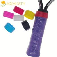 ราคา MXMUSTY 4ชิ้นยางไม้เทนนิสจับ,ซิลิโคนยืดซิลิโคนไม้เทนนิสจับ,โอเวอร์กริปคงที่ดูดซับเหงื่อแร็กเก็ตจับแหวนยางไม้เทนนิส (52411736420)